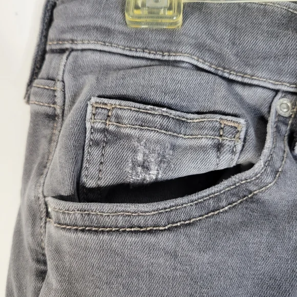 Womans Top Shop Moto Tall Jeans 30 x 36 Gray Jamie Skinny - Picture 7 of 11